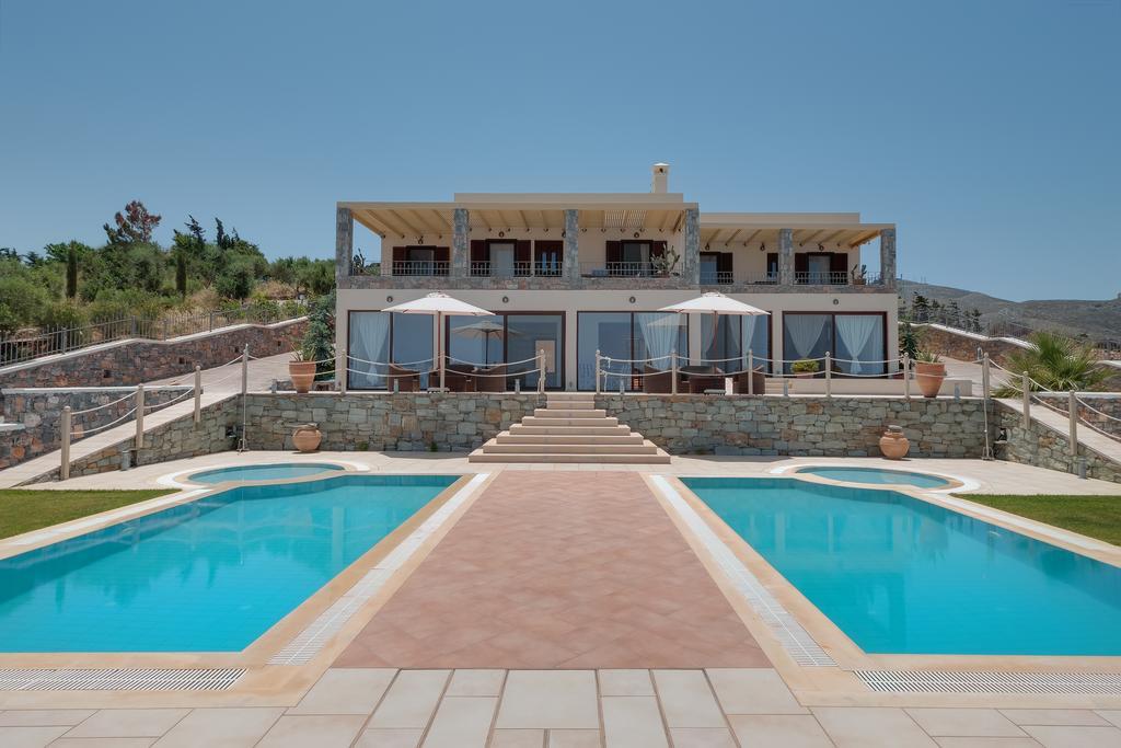 Sea Views At Villa Anemomylos With Heated Pool, Ping Pong And Tennis Agia Pelagia  Buitenkant foto