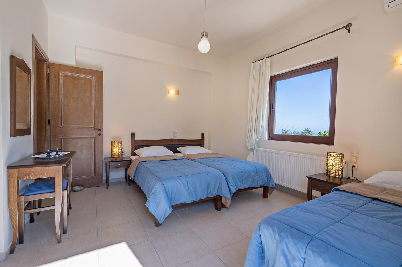 Sea Views At Villa Anemomylos With Heated Pool, Ping Pong And Tennis Agia Pelagia  Buitenkant foto