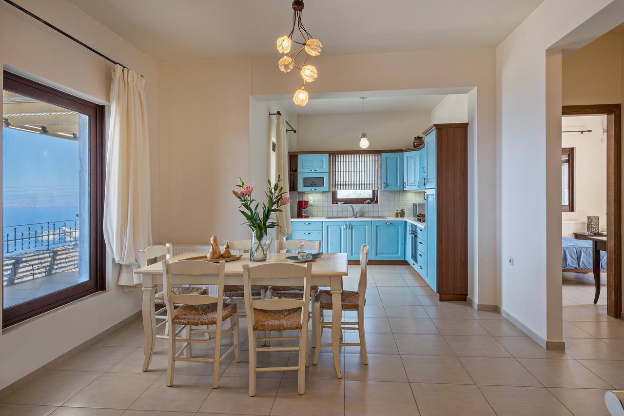 Sea Views At Villa Anemomylos With Heated Pool, Ping Pong And Tennis Agia Pelagia  Buitenkant foto