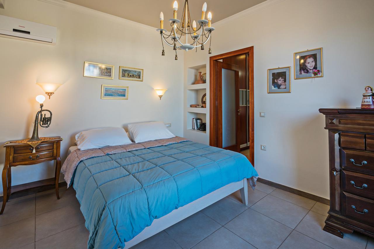 Sea Views At Villa Anemomylos With Heated Pool, Ping Pong And Tennis Agia Pelagia  Buitenkant foto